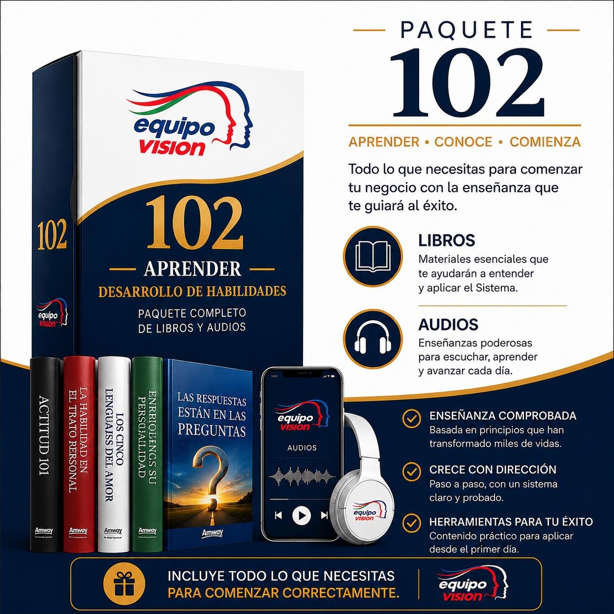 Paquete 102 Equipo Visión