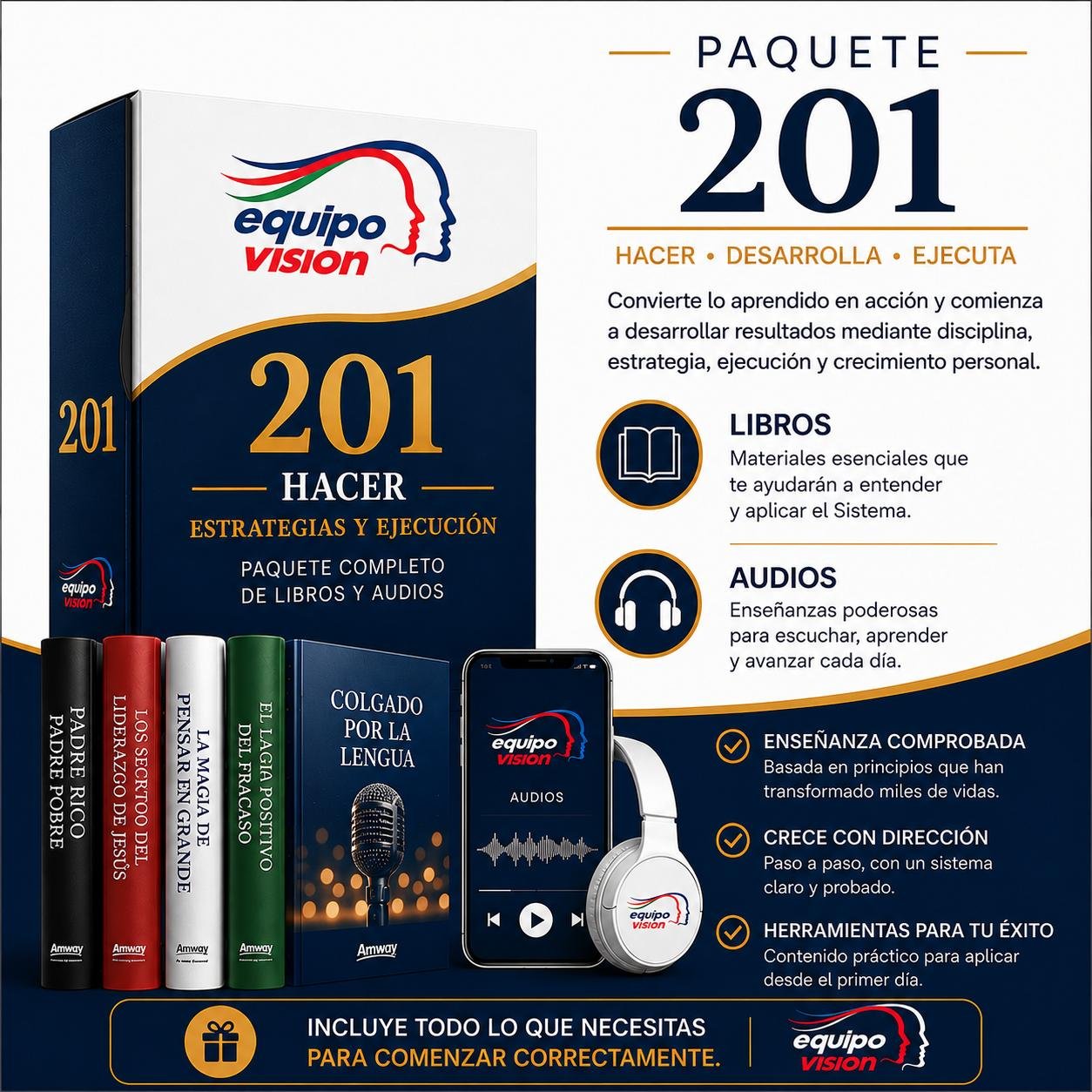Paquete 201 Equipo Visión