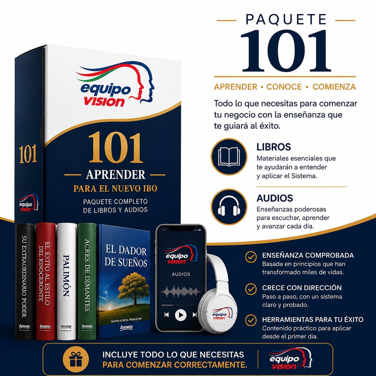 Paquete 101 Equipo Visión